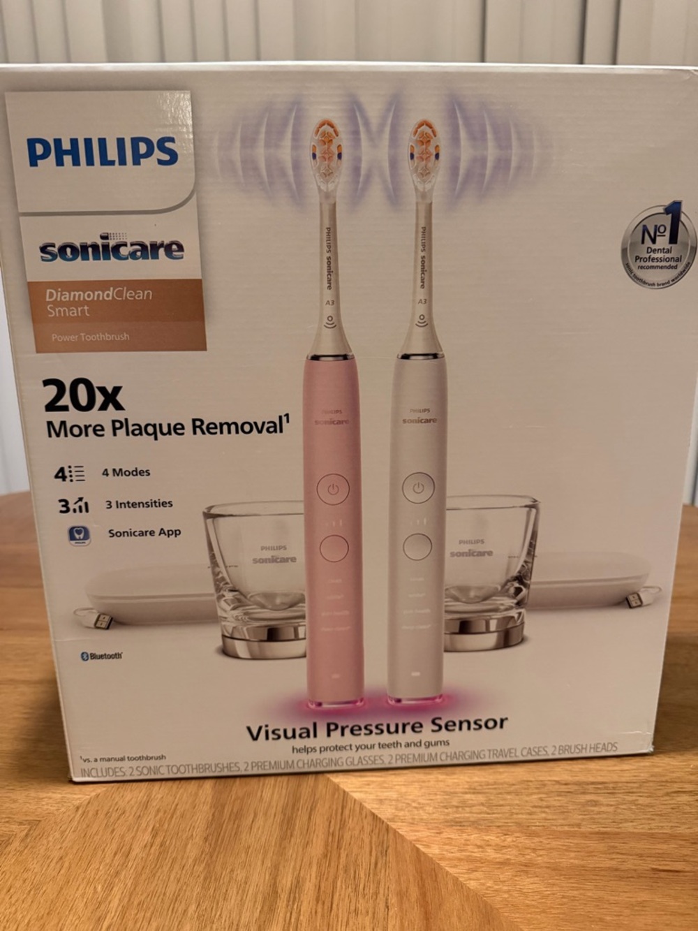 Philips Sonicare DiamondClean Smart Rechargeable Toothbrush, 2-pack HX9904/85 - Picture 2 of 11